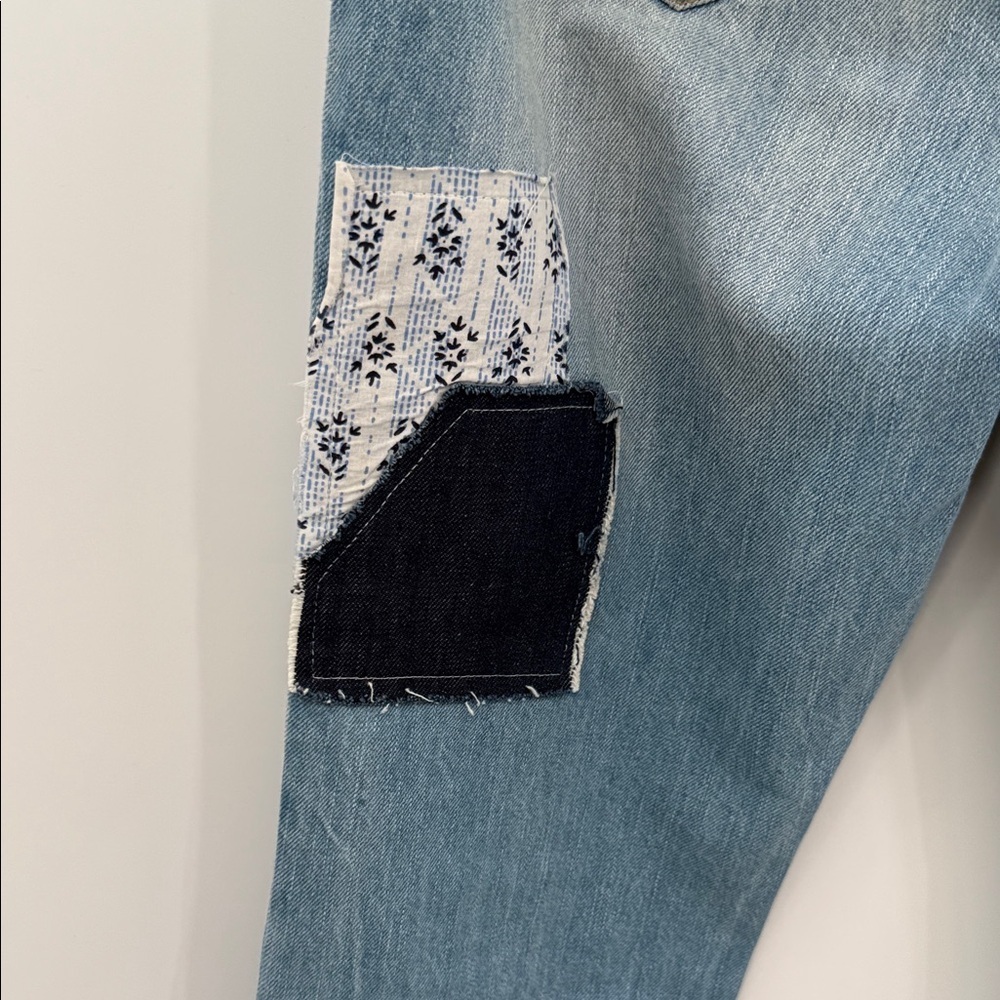 BDG Colorful Patchwork Flare Jeans Size 26 Artsy - Picture 6 of 10